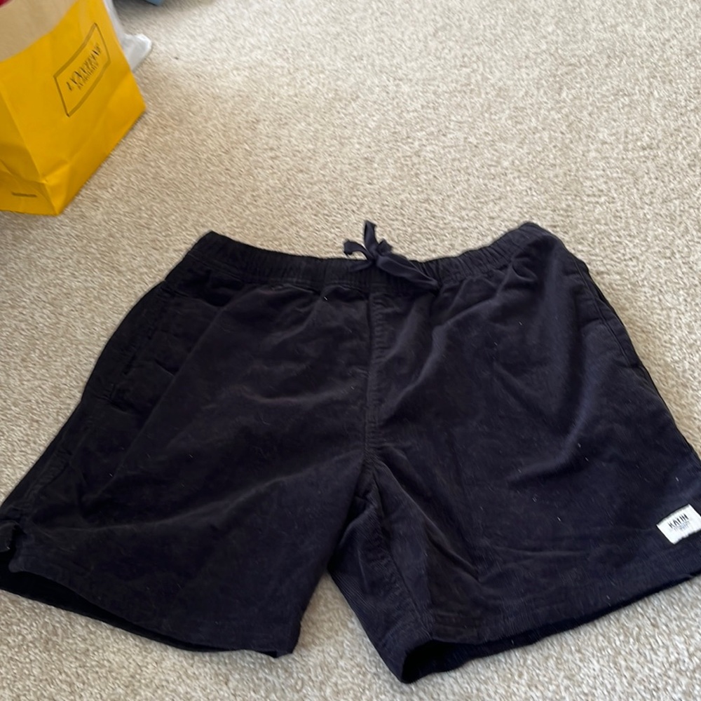 Black Katin Corduroy shorts